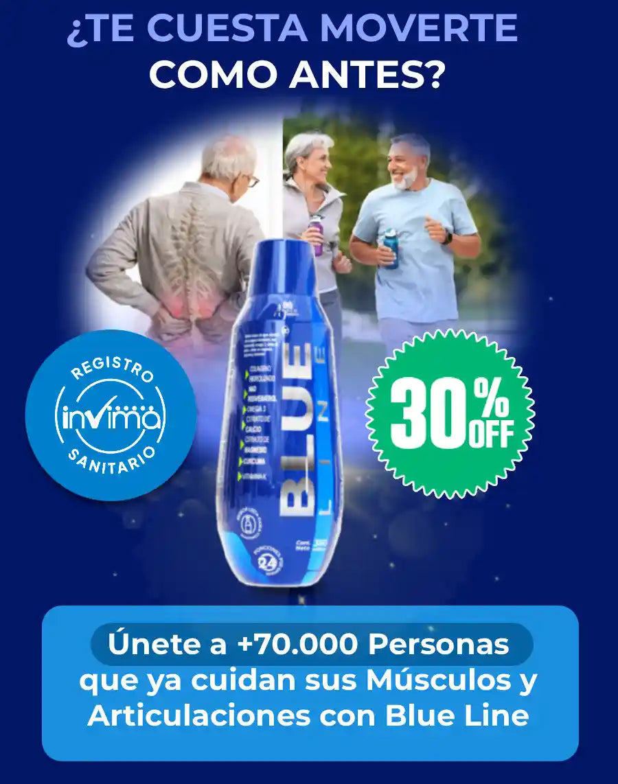Blue Line: Recupera la Salud en tus Articulaciones y Músculos desde la Primera Semana, de forma Natural