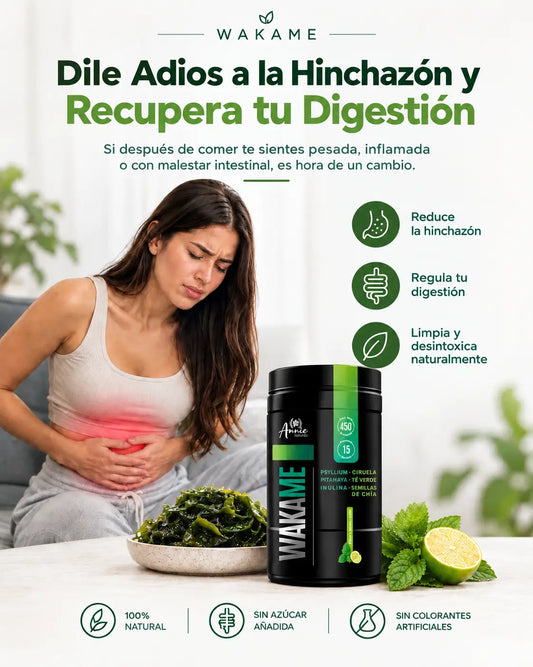 WAKAME: Despídete de la Hinchazón y recupera tu Bienestar Digestivo