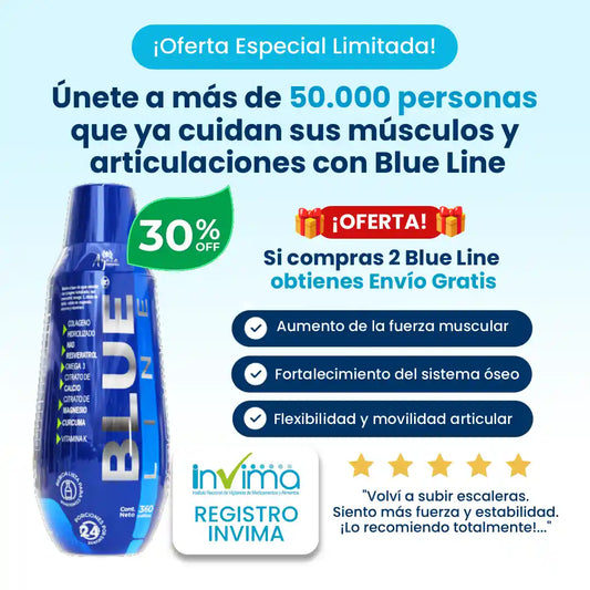 Blue Line: Recupera la Salud en tus Articulaciones y Músculos desde la Primera Semana, de forma Natural