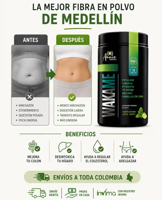 WAKAME: Despídete de la Hinchazón y recupera tu Bienestar Digestivo